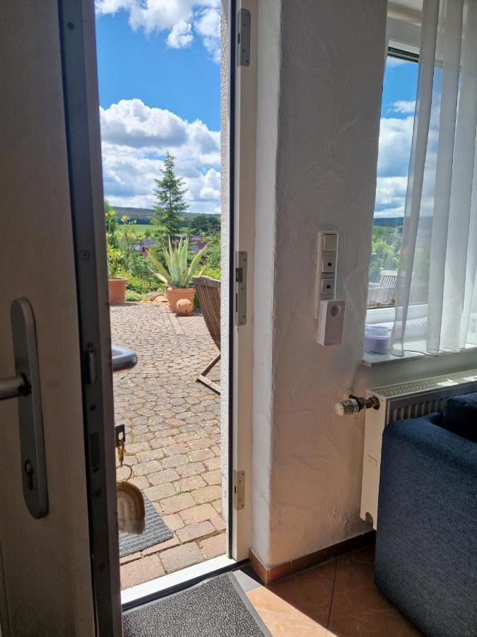 פולדה Ferienwohnung Am Sonnigen Haimberg מראה חיצוני תמונה